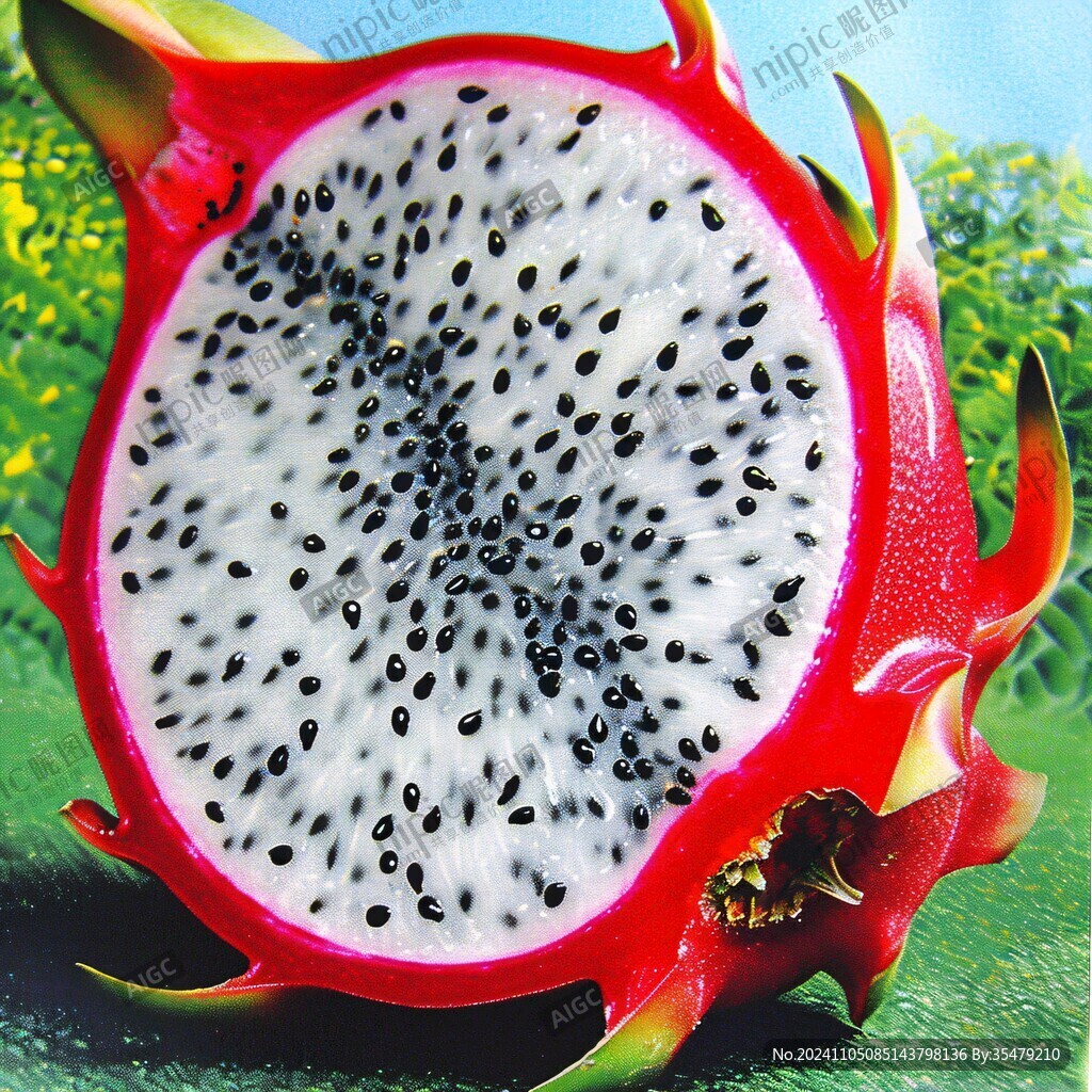 火龍果剖面
