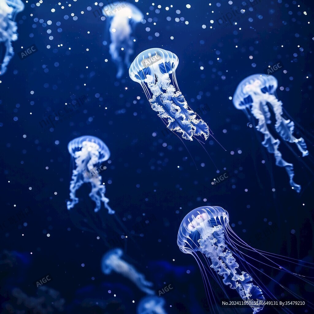 海洋生物夢幻水母