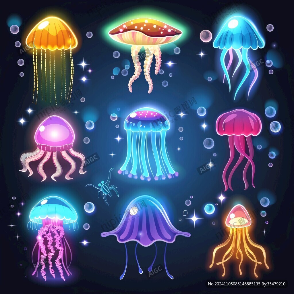 海洋生物夢(mèng)幻水母