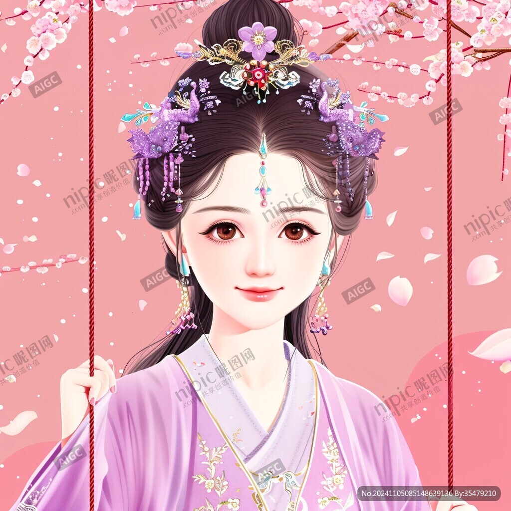 格格頭像插畫