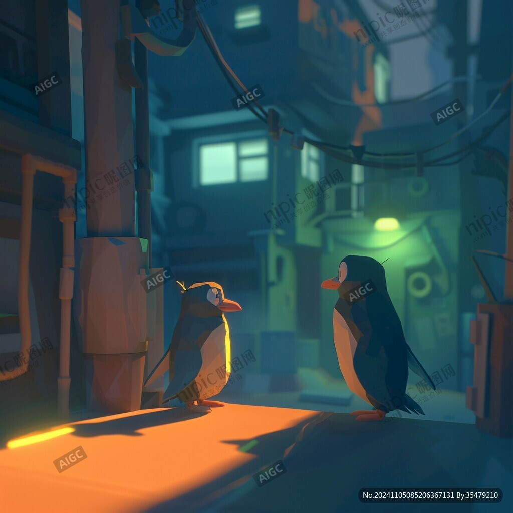 企鵝夜燈