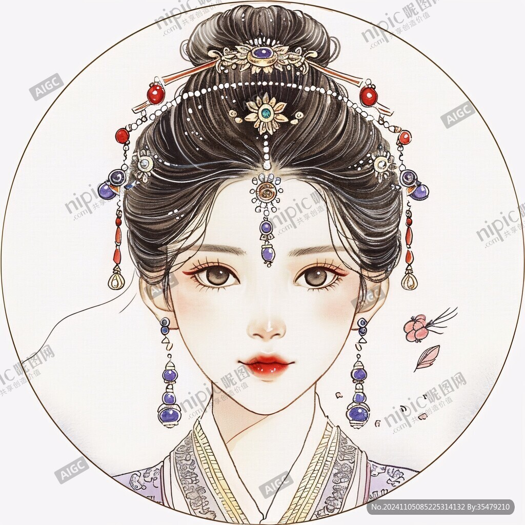 國風(fēng)女性頭像