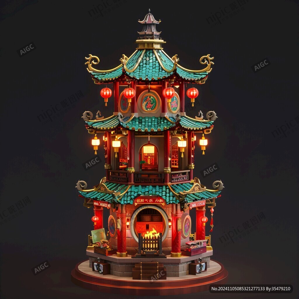 萬(wàn)壽燈模型