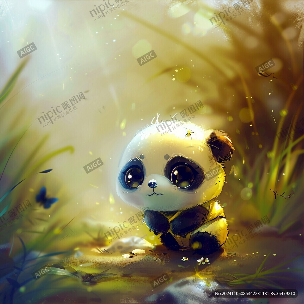 熊貓原創插畫