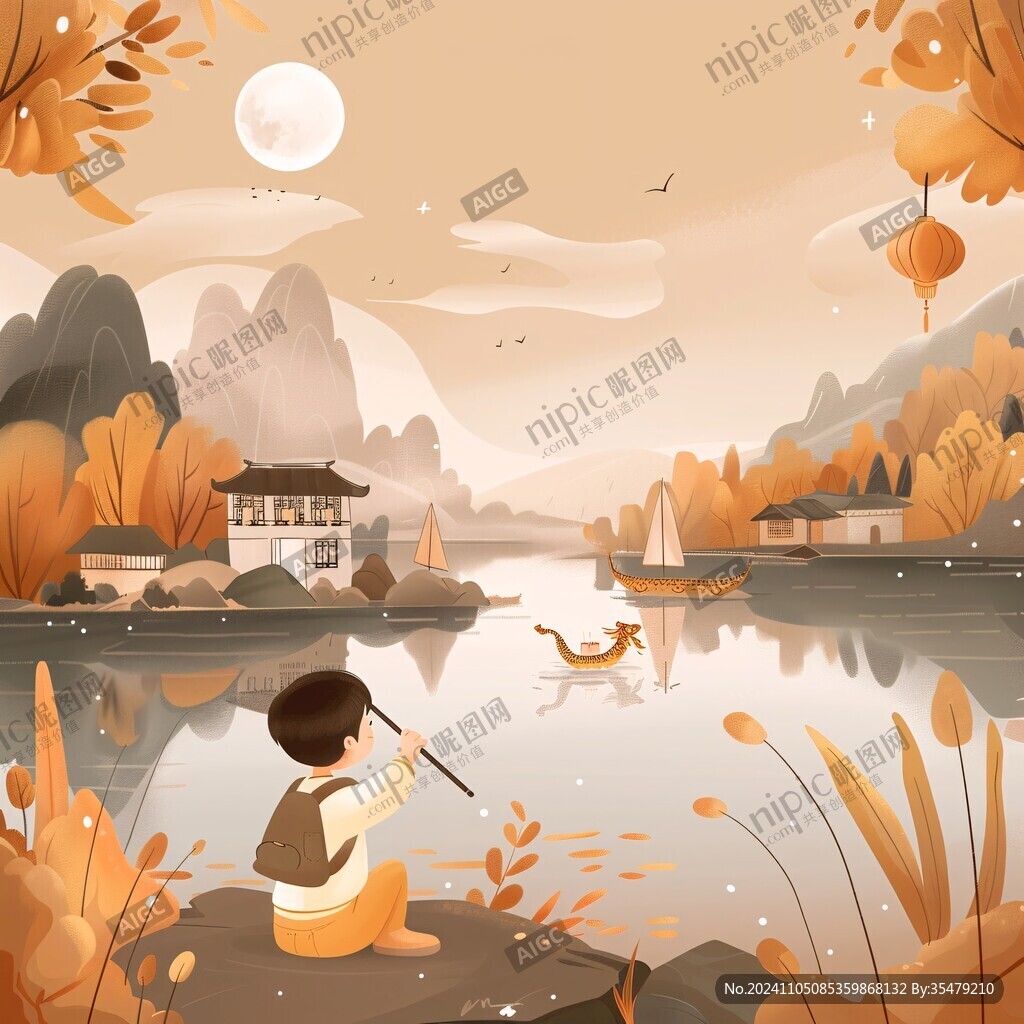 秋季風(fēng)景國(guó)潮