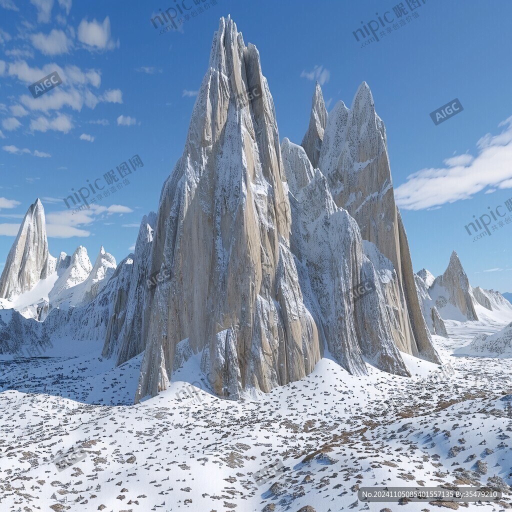 雪山大場景