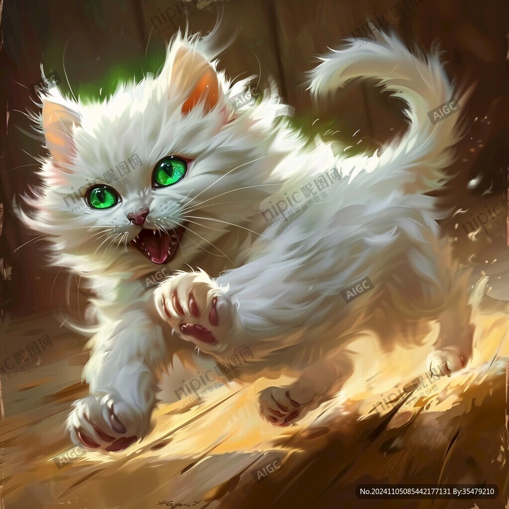 白色獅子貓