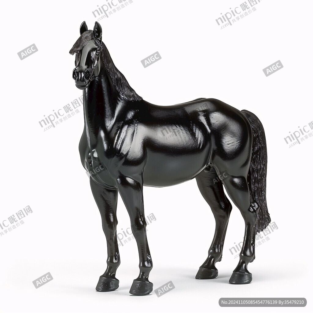 黑釉馬