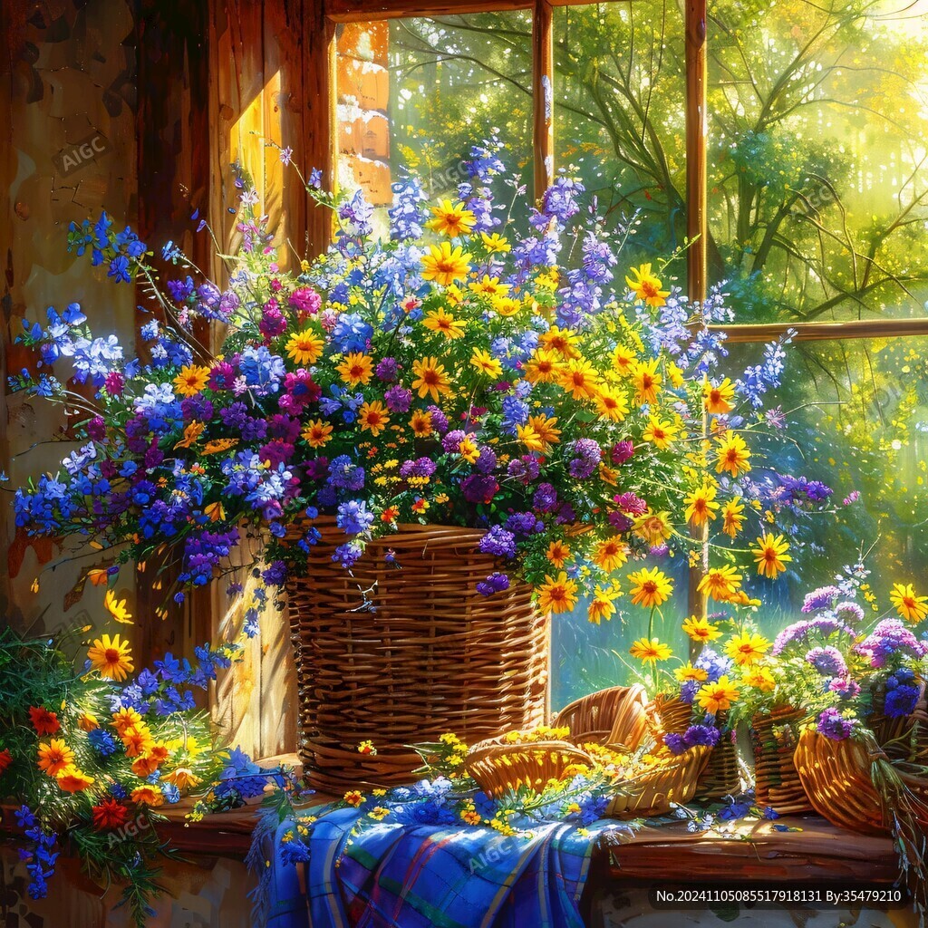油畫風(fēng)花藝