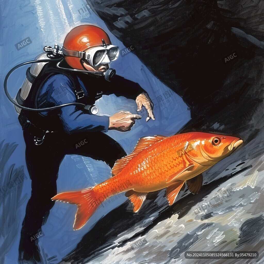 釣魚3d畫