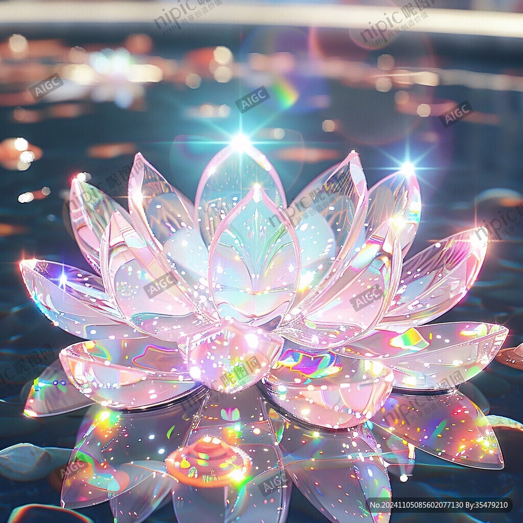水晶蓮花