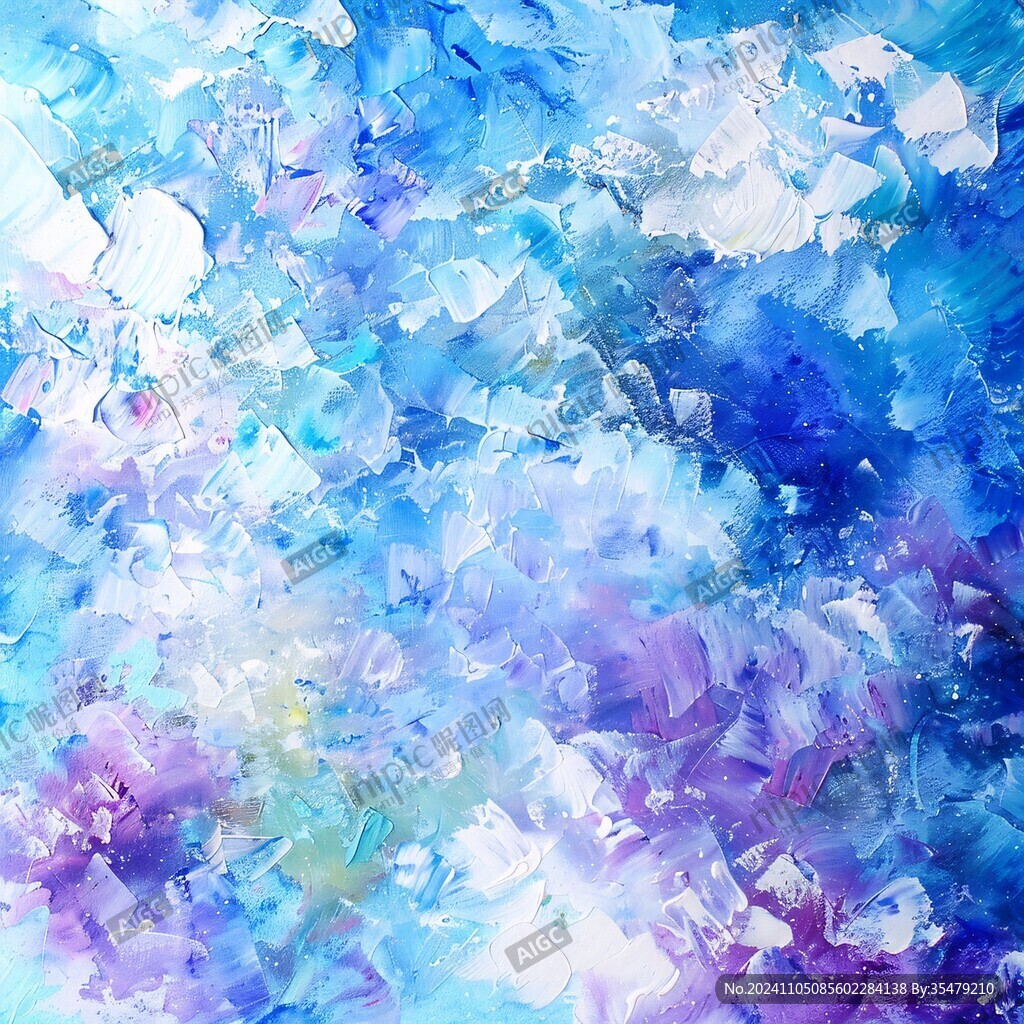 深藍紫色酷炫水晶碎石