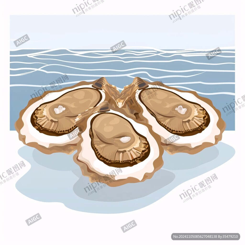 海蠣子插畫