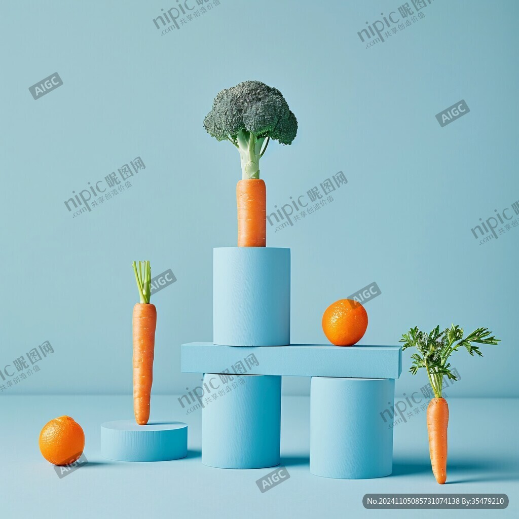 胡蘿卜創意圖