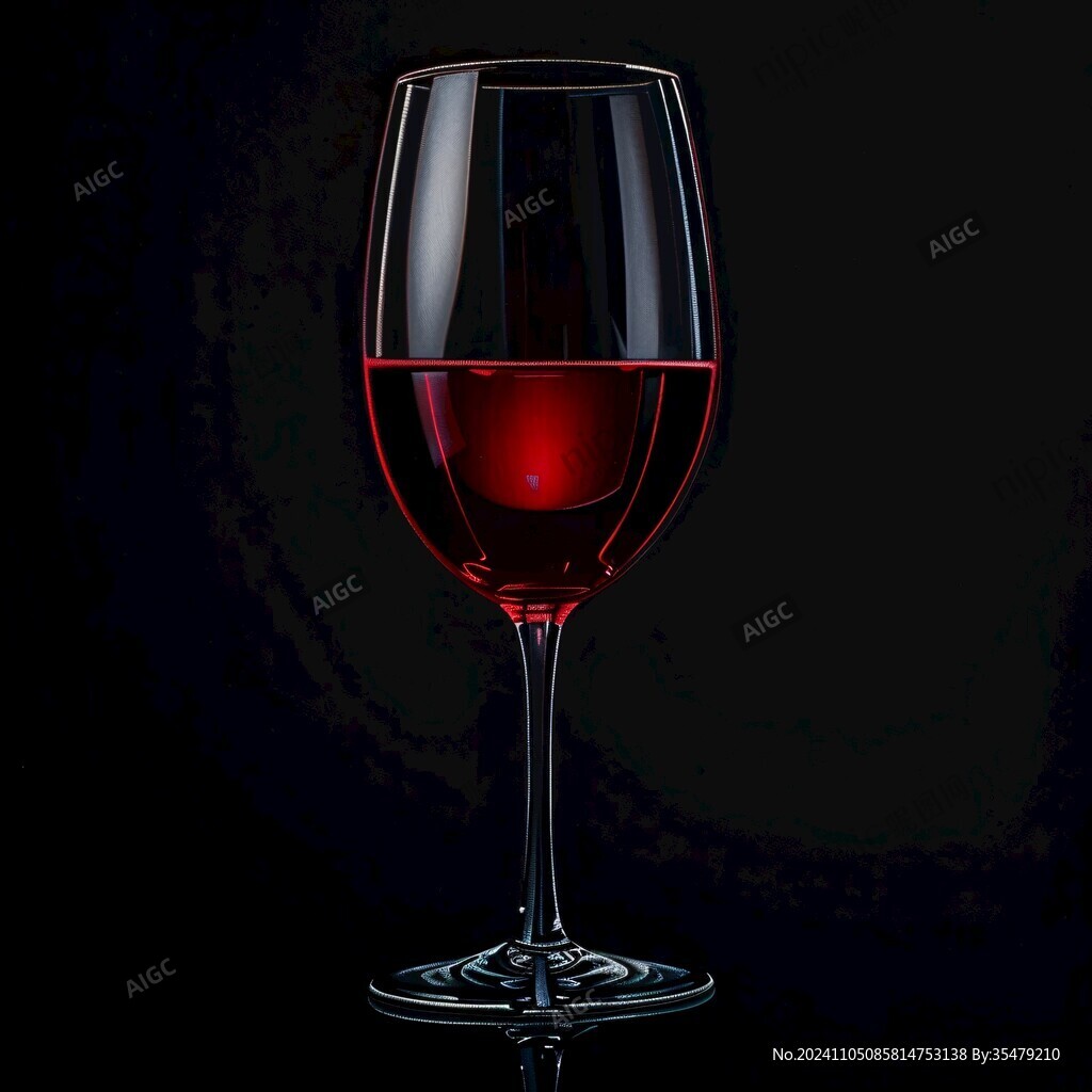 一杯紅酒素材