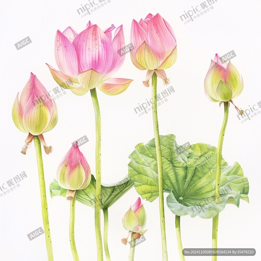 仿真荷花荷葉