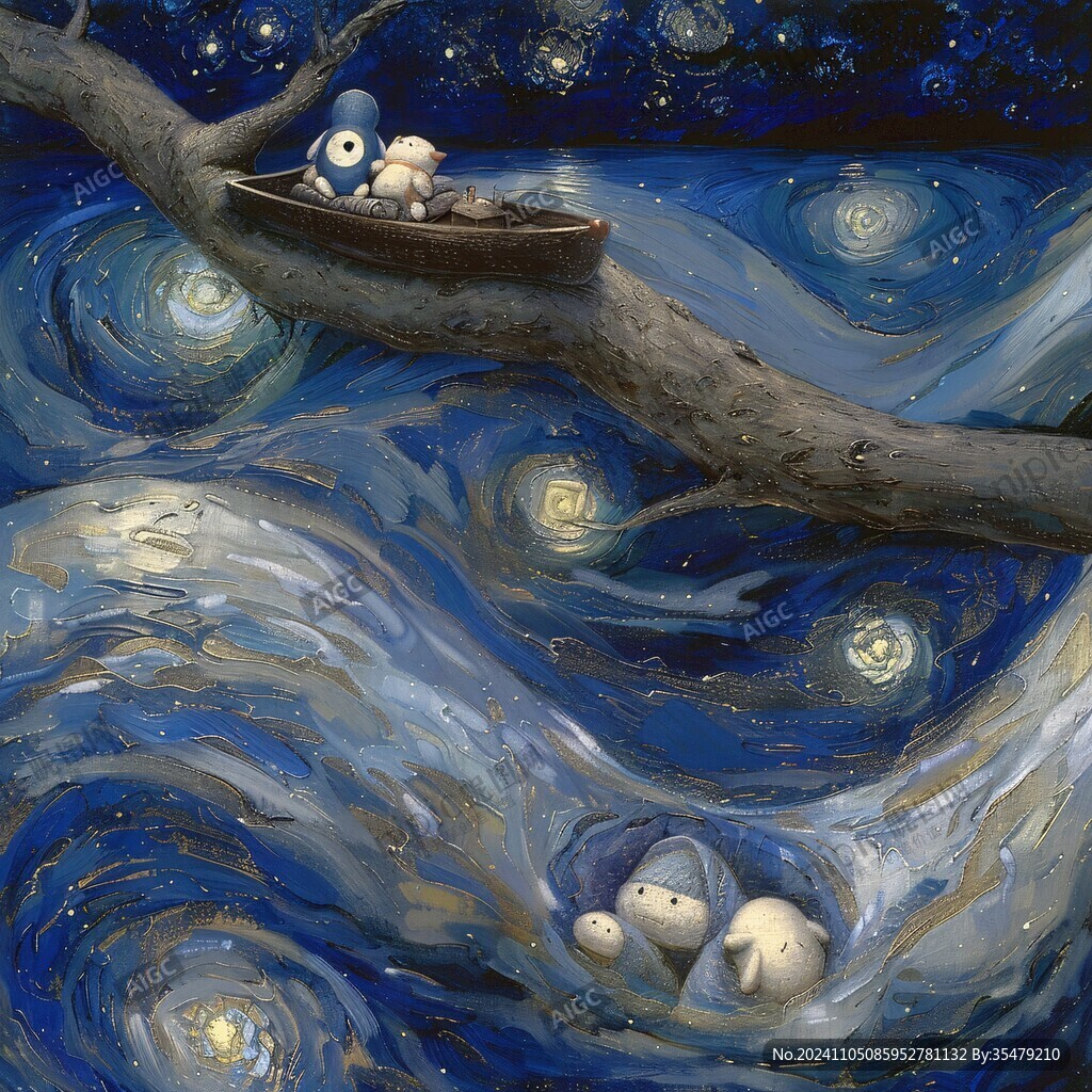 星月河幻想插畫(huà)