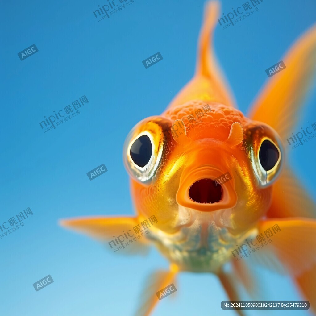 金魚嘴特寫