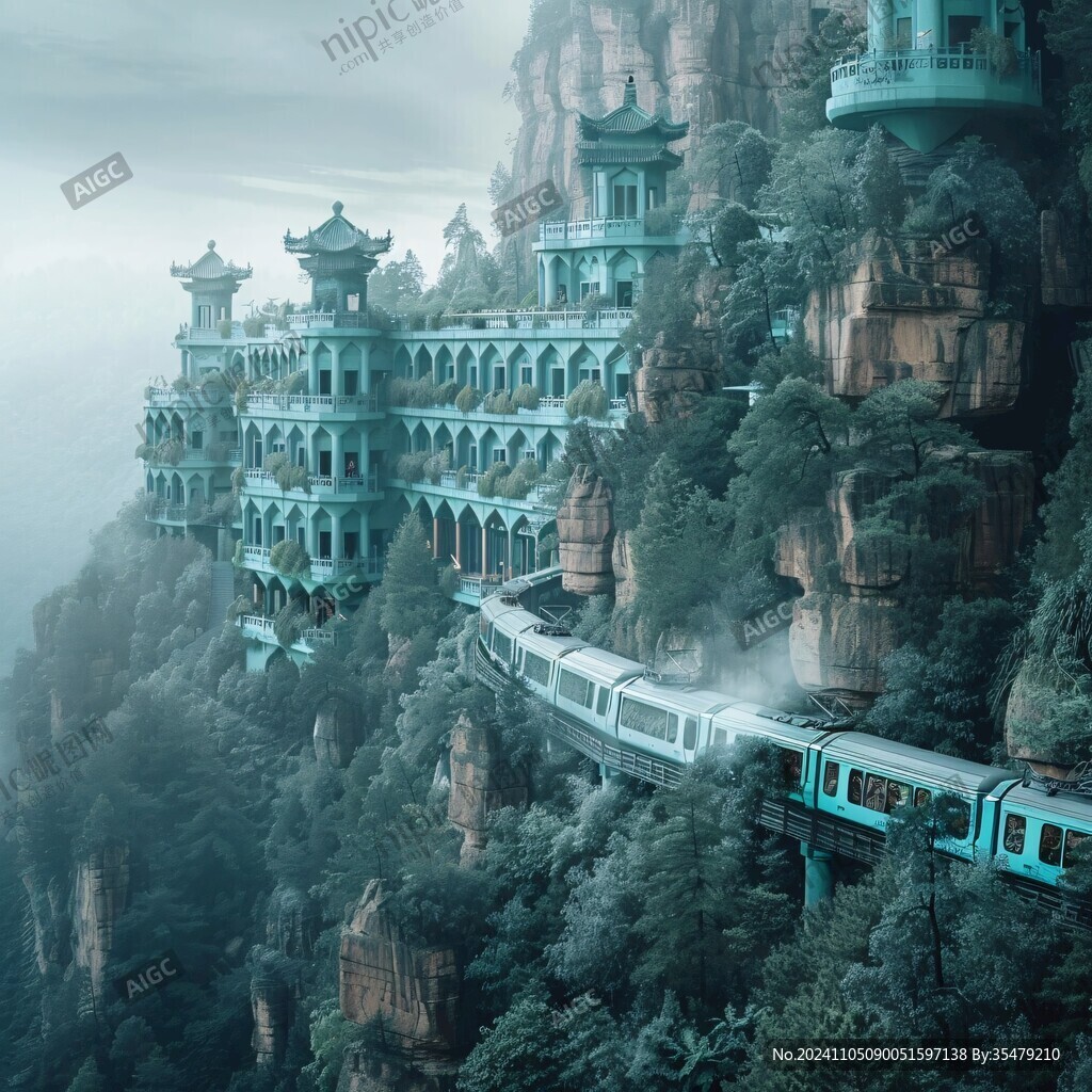 天子山天子閣