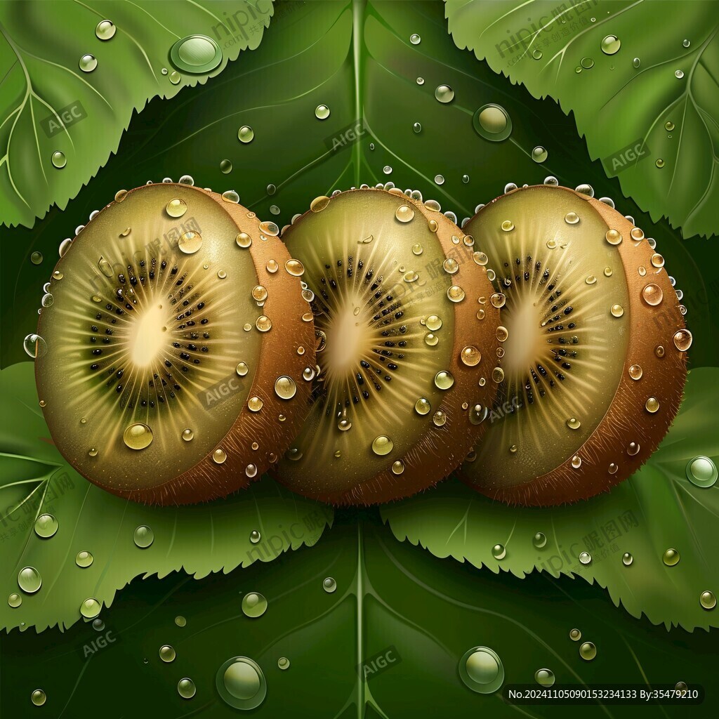 奇異果插畫