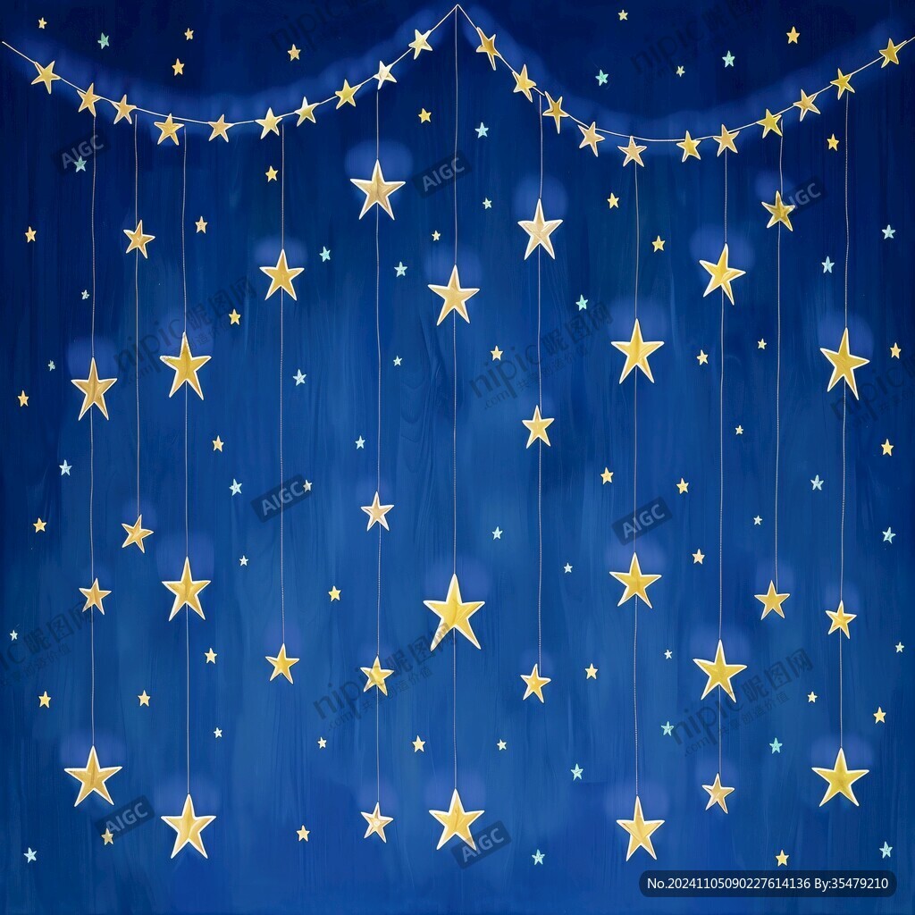 星星窗簾