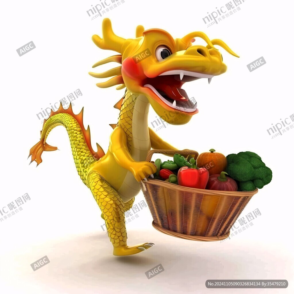卡通龍卡通湯圓