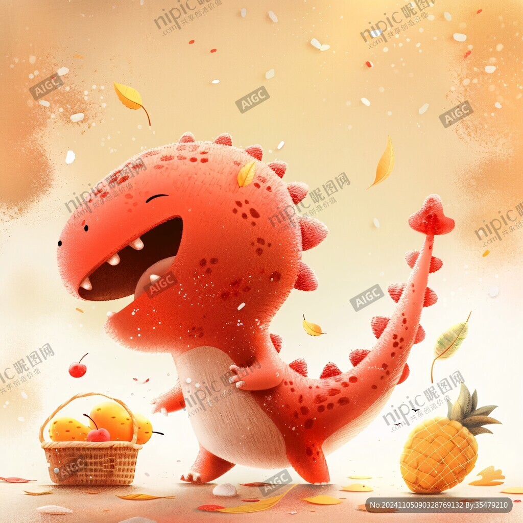 小恐龍插畫