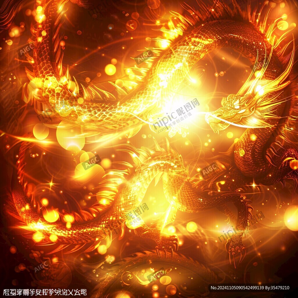 金色龍素材
