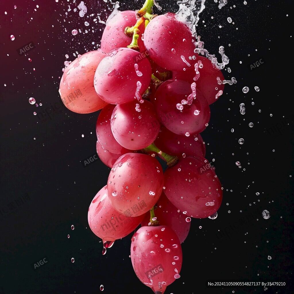 水珠紅提