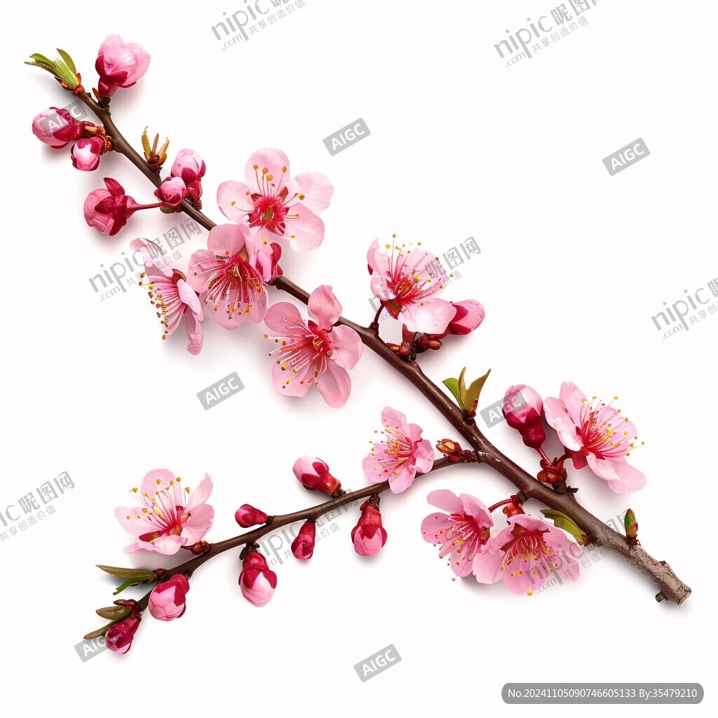 免摳桃花元素