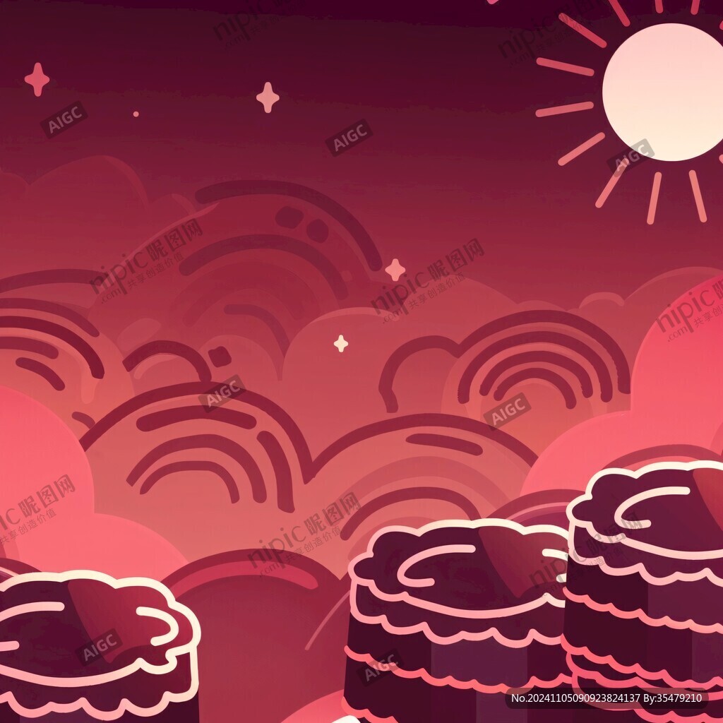 芋泥小包插畫