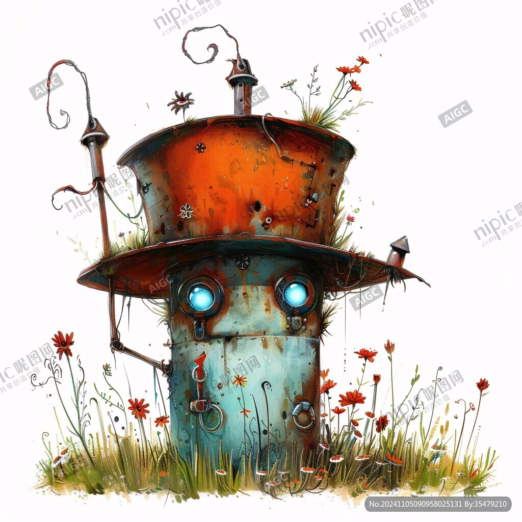 稻草人插畫