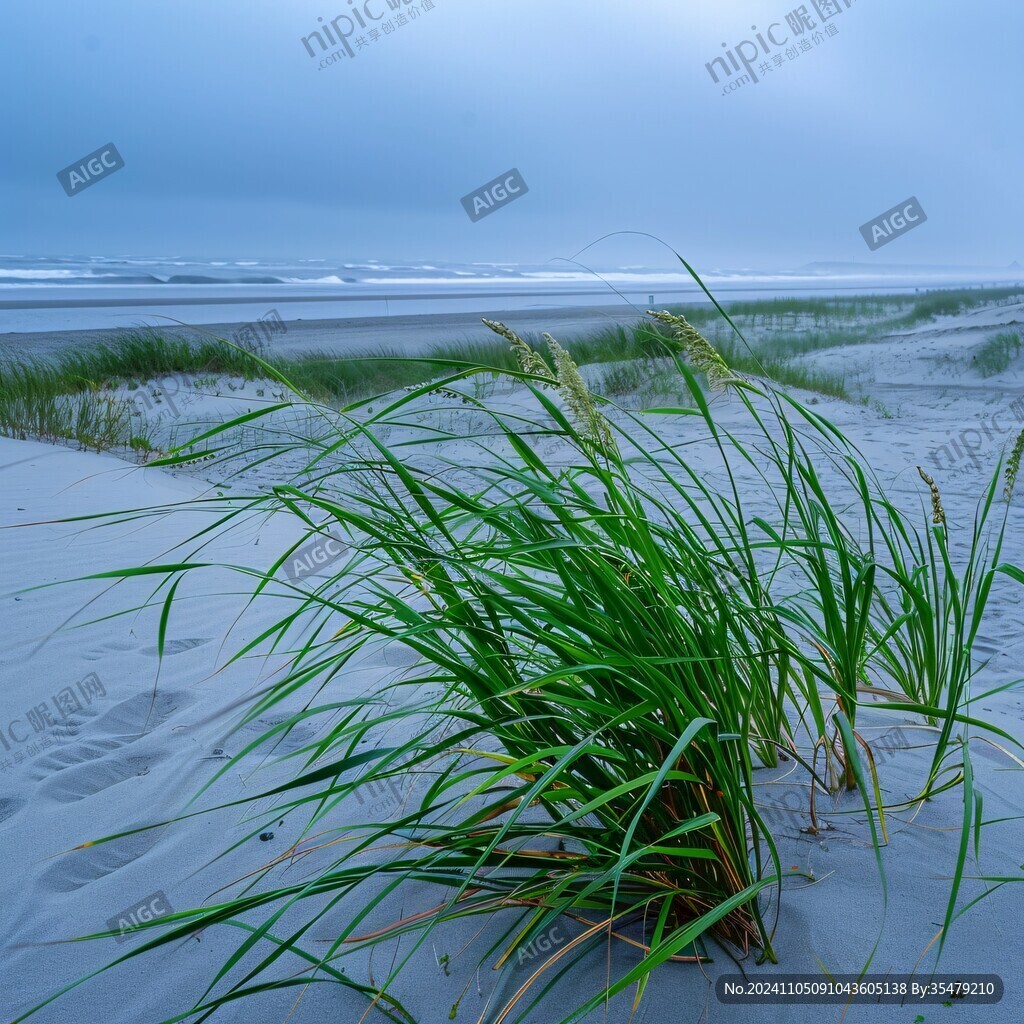 海邊草叢