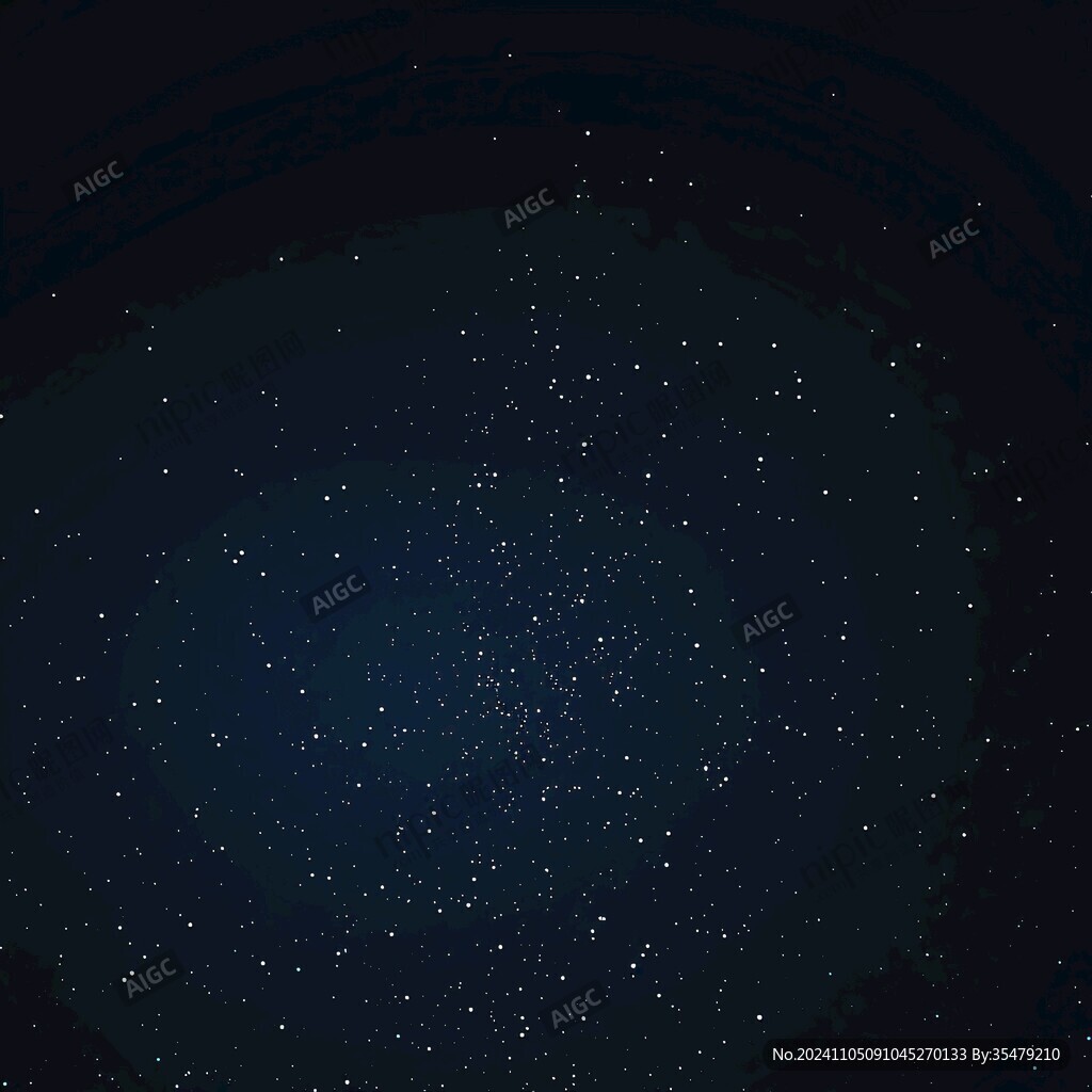 深藍(lán)色星光點(diǎn)點(diǎn)