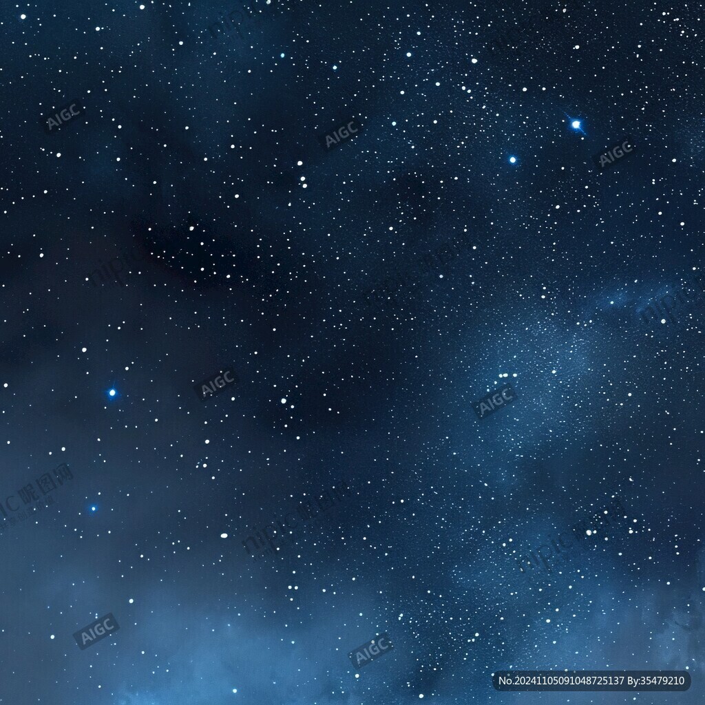 藍(lán)色質(zhì)感星空