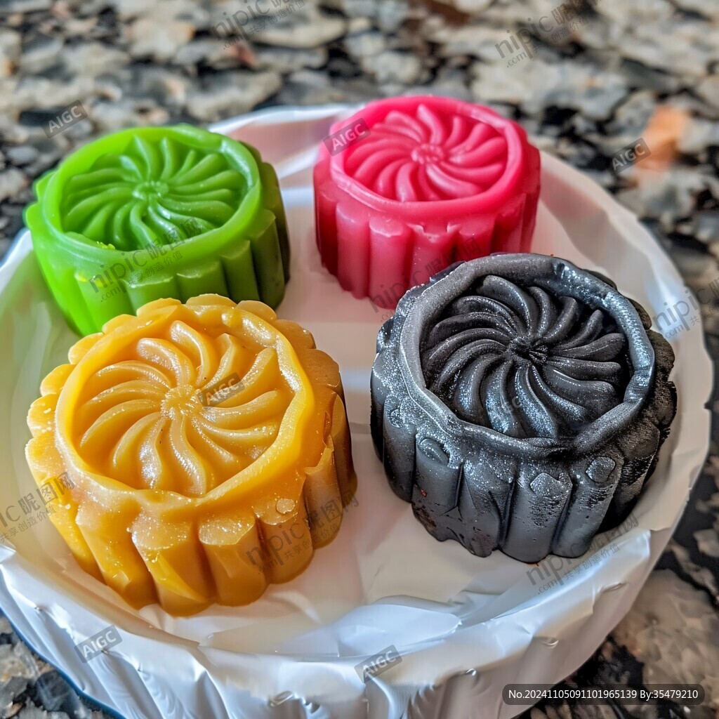 四色月餅