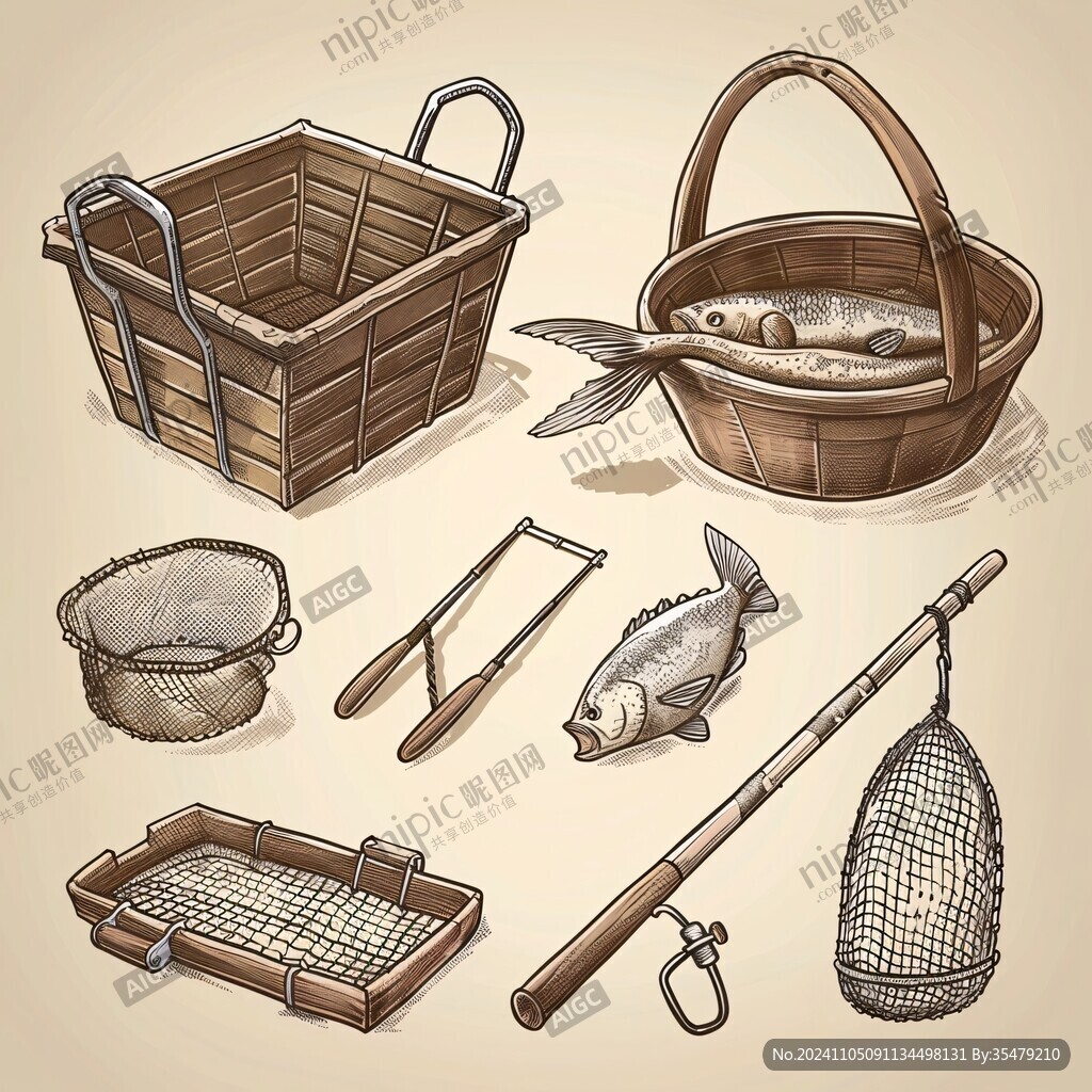 裝魚農(nóng)具
