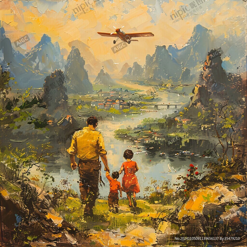 興坪古鎮(zhèn)油畫