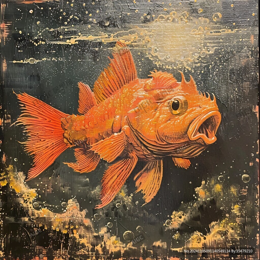 3d畫金魚