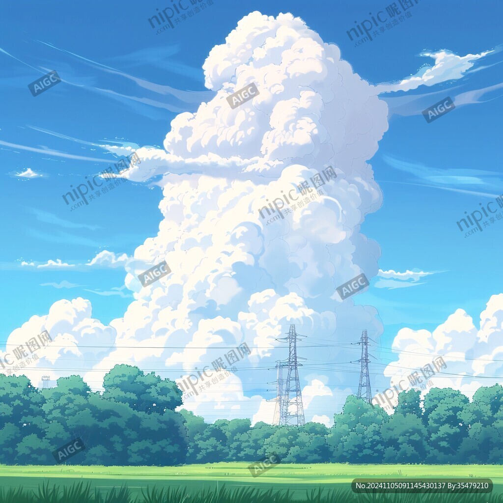 動漫風(fēng)格白云