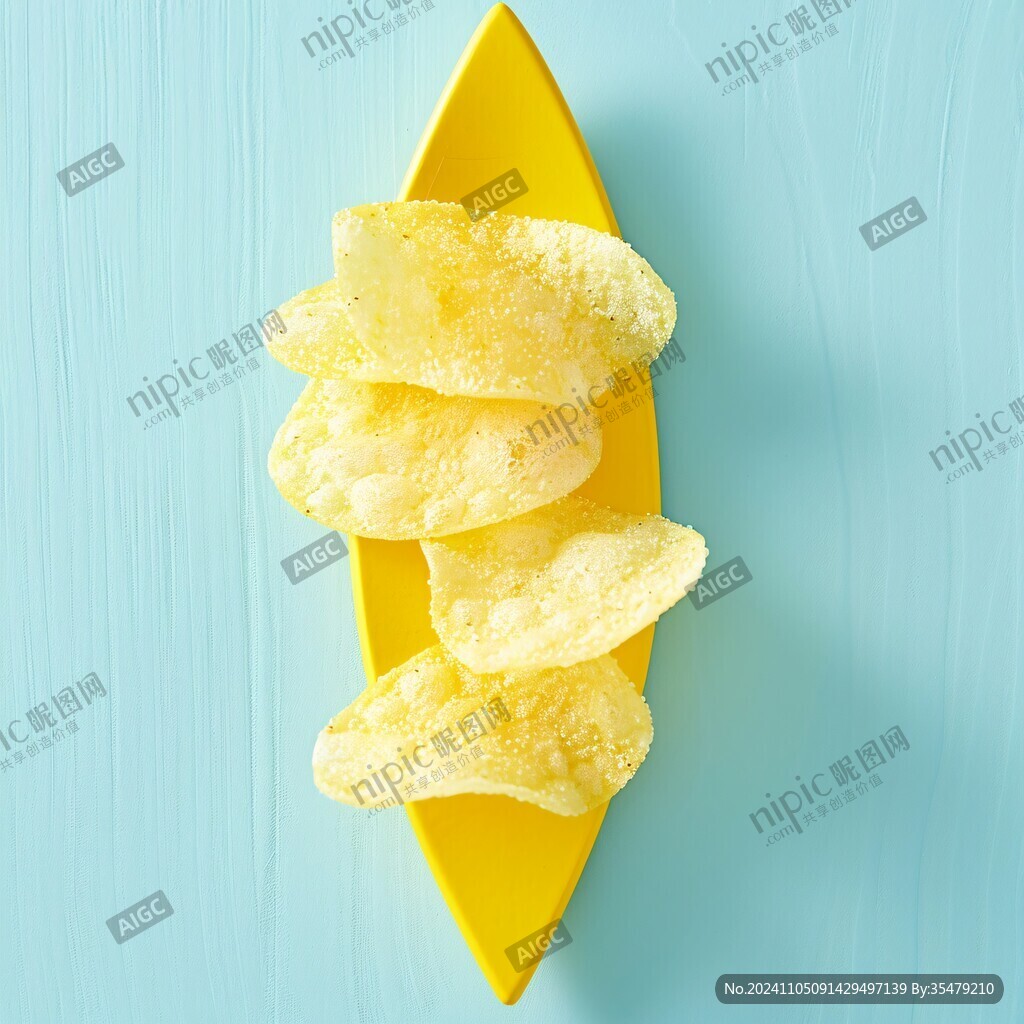 高清棚拍薯片圖片