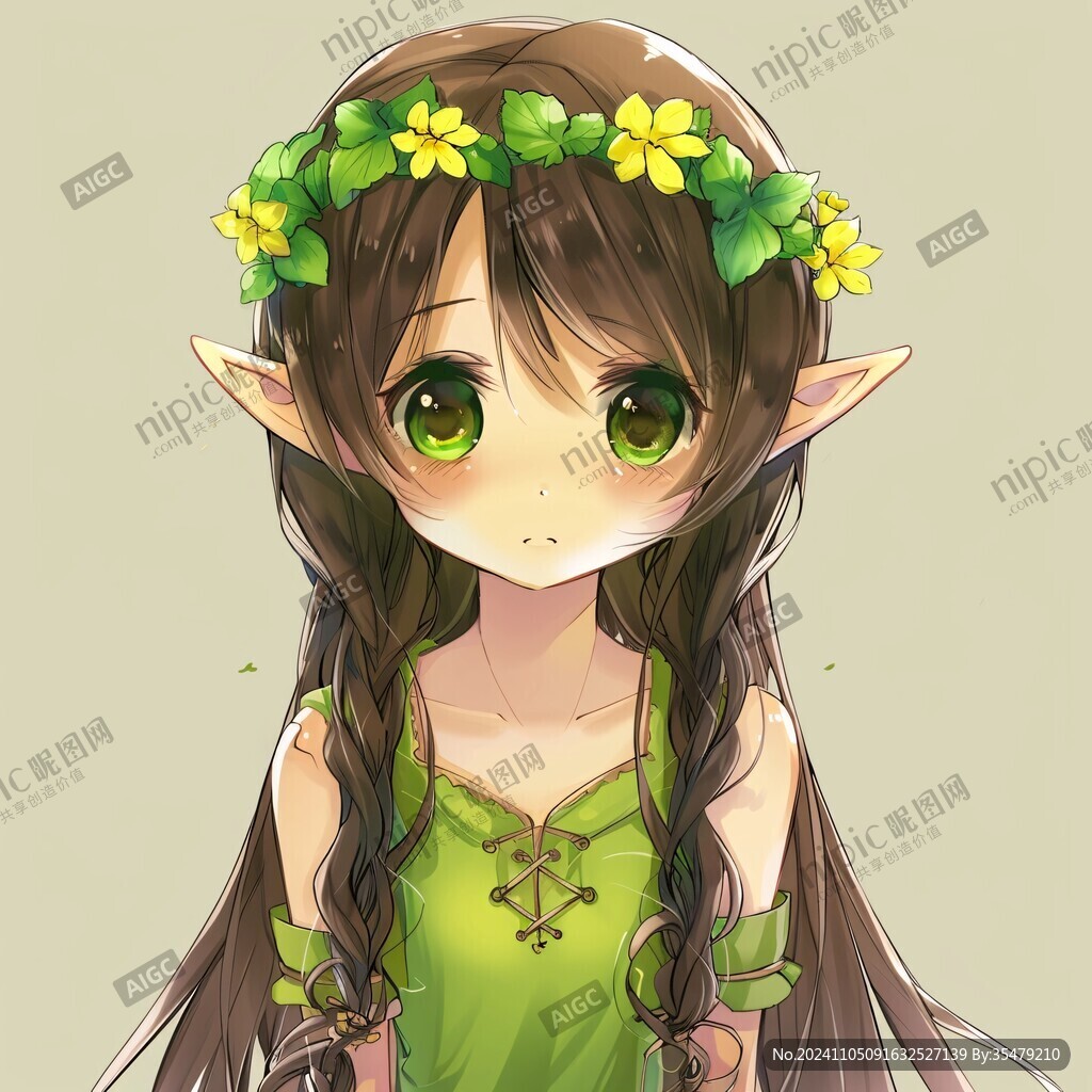 小綠葉女精靈