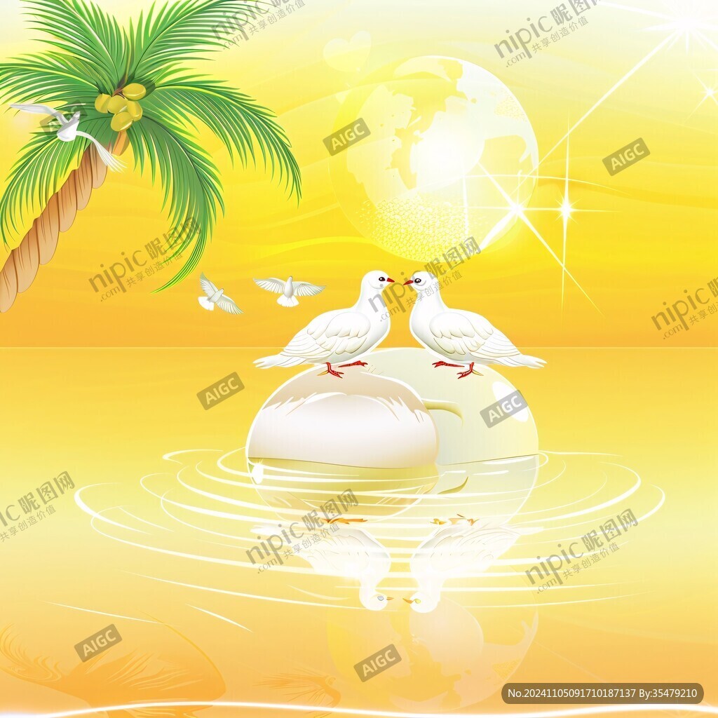 大雁蛋包裝插畫