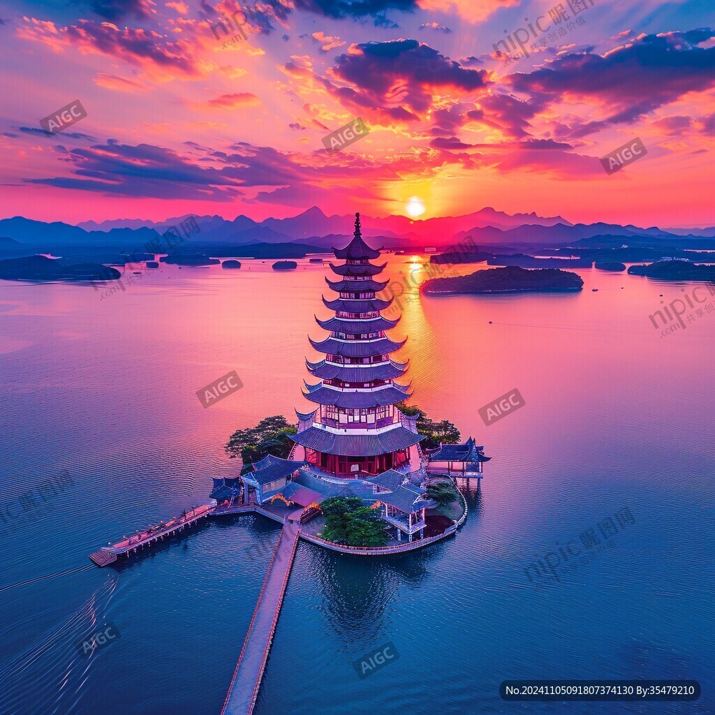 湖心塔