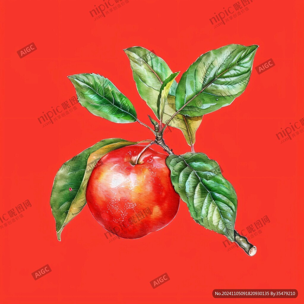 原創插畫石榴