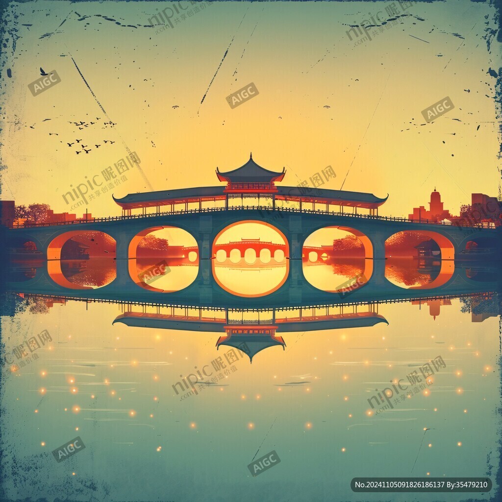 古橋插畫
