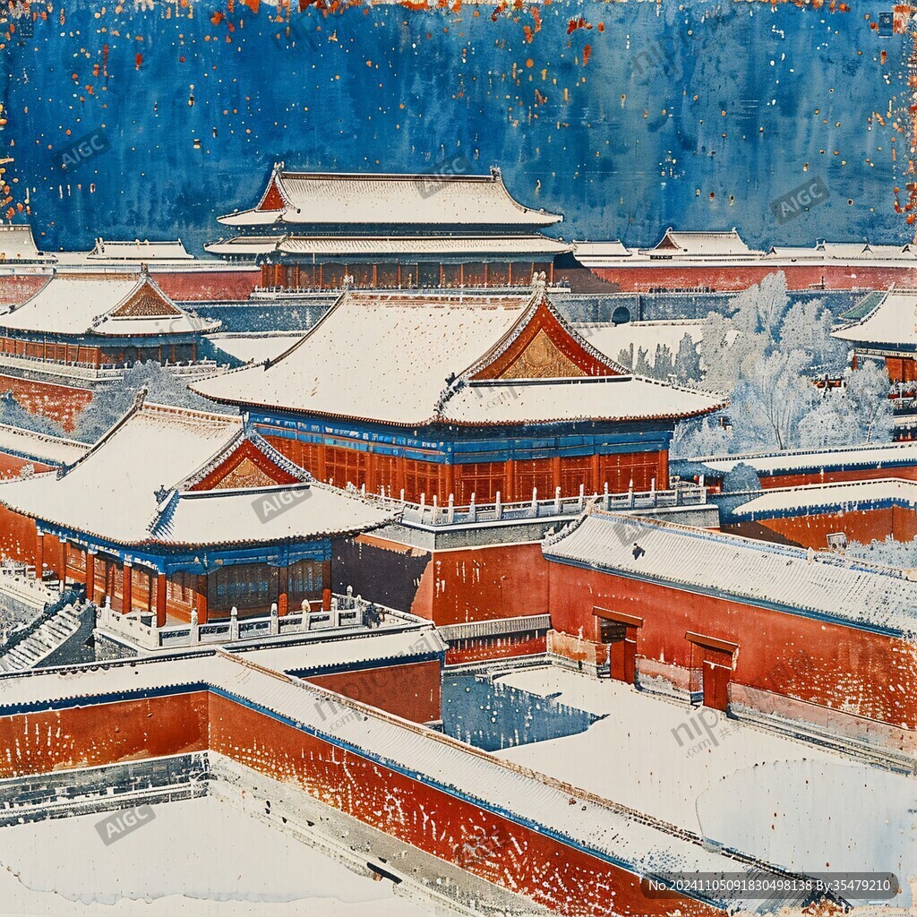 雪中宮闕