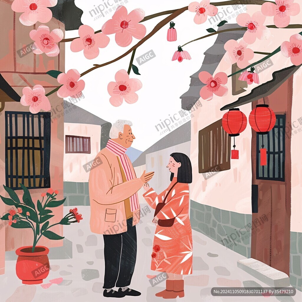 年味民俗插畫