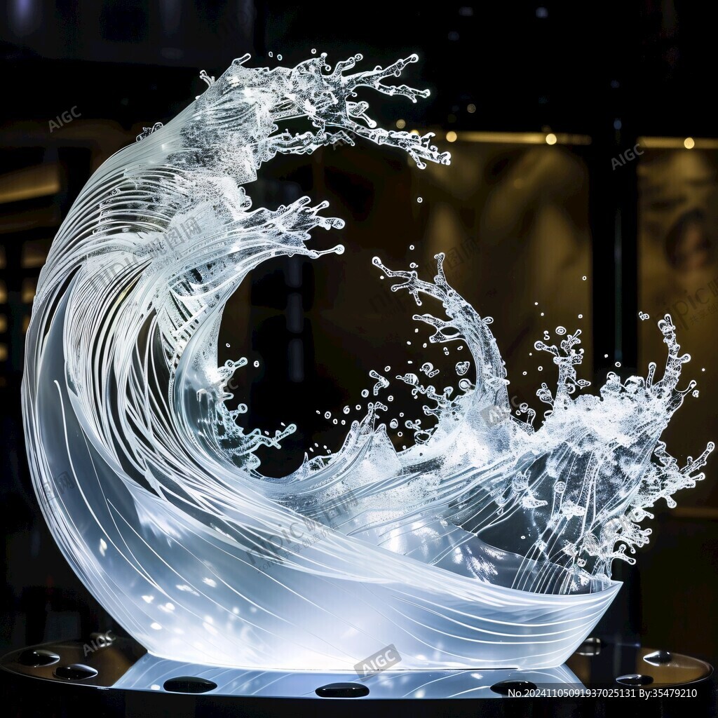奇幻水景雕塑