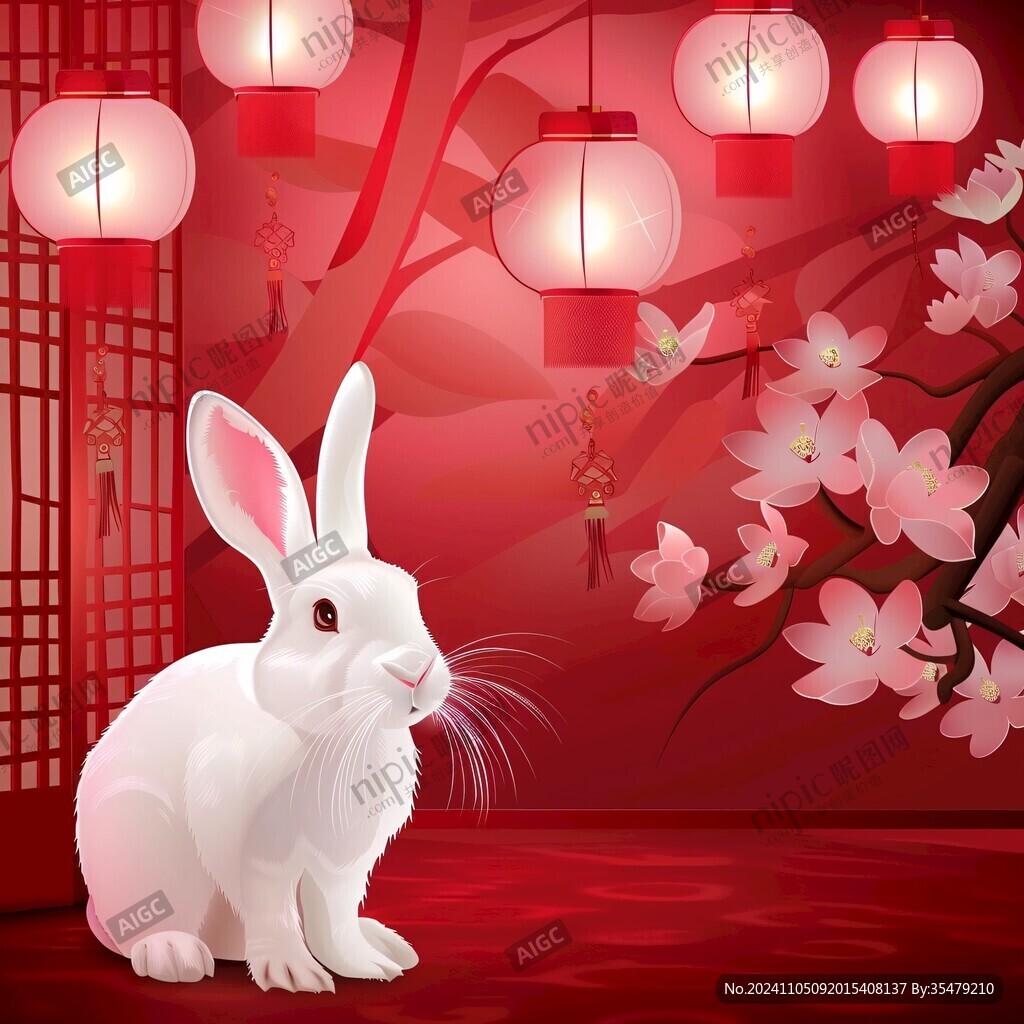 花燈兔子